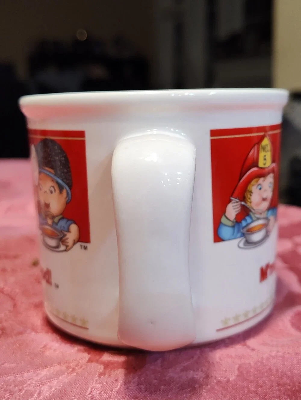 Vintage 1993 Campbell's Soup Ceramic Mug Cup 14oz, Kids In Costumes - M'm! Good!